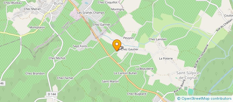 localisation de l'entreprise MADAME ANNIE BRUNELLIERE à VAL-DE-COGNAC