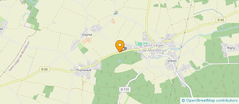 localisation de l'entreprise MADAME ANNIE BRUNET  SAINT-LEGER-DE-MONTBRUN