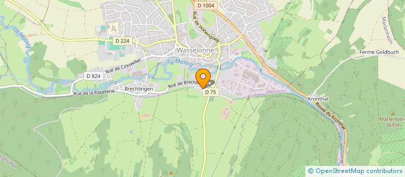 localisation de l'entreprise MADAME ANNIE BUCHMANN à WASSELONNE