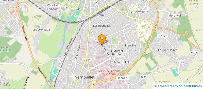 localisation de l'entreprise MADAME ANNIE BUFFET à DREUX
