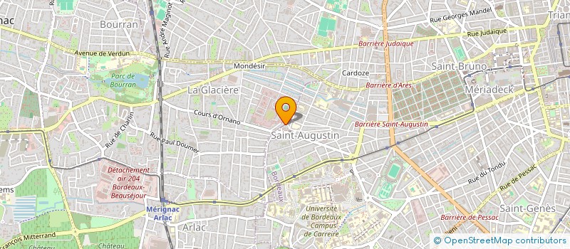 localisation de l'entreprise MADAME ANNIE BUISSON  MERIGNAC