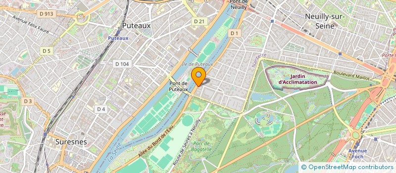 localisation de l'entreprise MADAME ANNIE BURONFOSSE  NEUILLY-SUR-SEINE