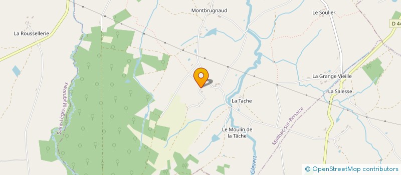 localisation de l'entreprise MADAME ANNIE BUXERAUD à MAILHAC-SUR-BENAIZE