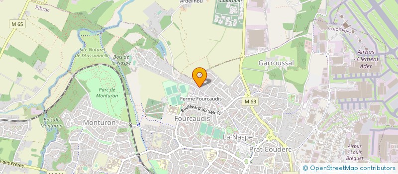 localisation de l'entreprise MADAME ANNIE CANDIARD à COLOMIERS