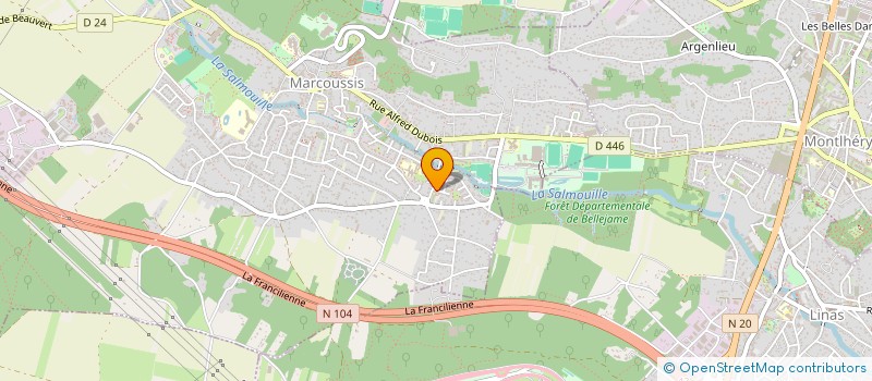 localisation de l'entreprise MADAME ANNIE CANET  MARCOUSSIS