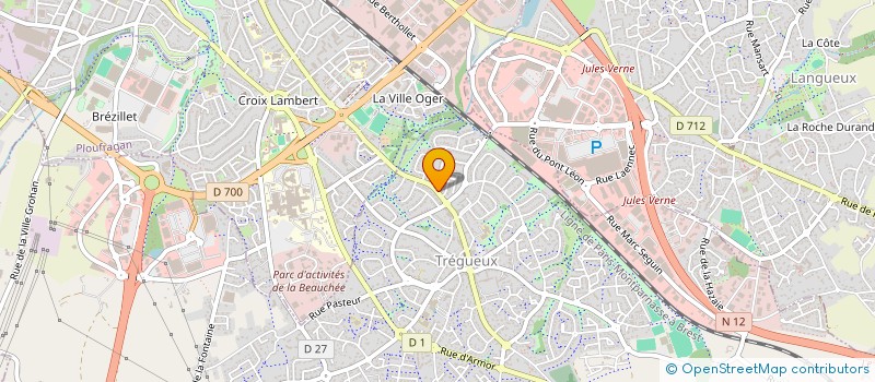 localisation de l'entreprise MADAME ANNIE CAPDEILLAYRE à TREGUEUX