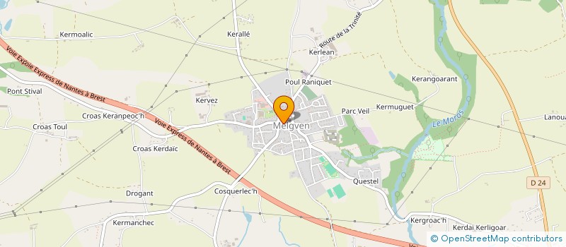 localisation de l'entreprise MADAME ANNIE CARDUNER à MELGVEN