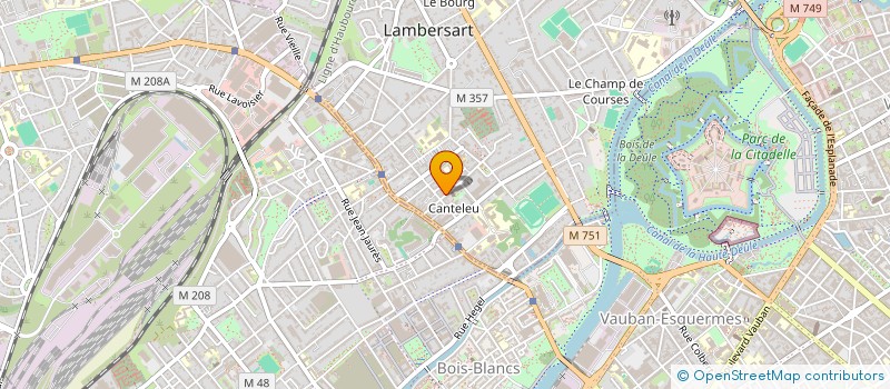 localisation de l'entreprise MADAME ANNIE CARLIER à LAMBERSART
