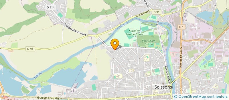 localisation de l'entreprise MADAME ANNIE-CAROLINE COSTA  BERNOY-LE-CHATEAU