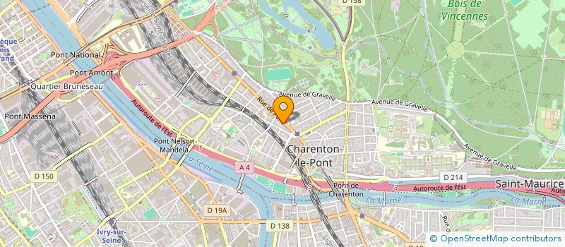 localisation de l'entreprise MADAME ANNIE CAROLINE MONSEAU  CHARENTON-LE-PONT