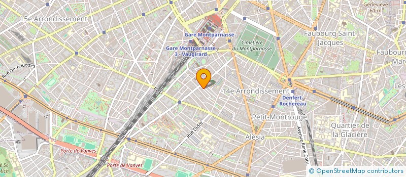 localisation de l'entreprise MADAME ANNIE CARON  PARIS