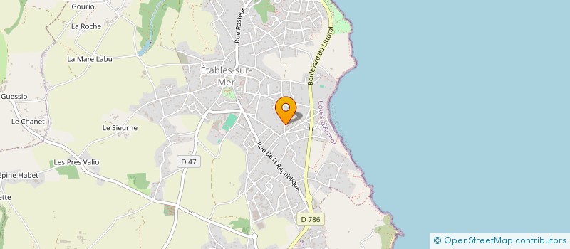 localisation de l'entreprise MADAME ANNIE CARRIERE à BINIC-ETABLES-SUR-MER