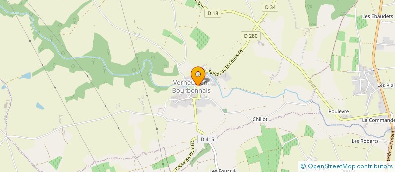 localisation de l'entreprise MADAME ANNIE CASTAGNE  VERNEUIL-EN-BOURBONNAIS