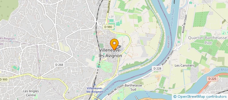 localisation de l'entreprise MADAME ANNIE CASTAY  VILLENEUVE-LES-AVIGNON