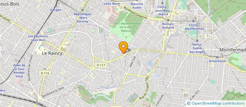 localisation de l'entreprise MADAME ANNIE CASTILLO à CLICHY-SOUS-BOIS