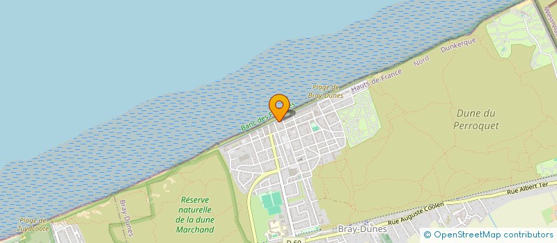 localisation de l'entreprise MADAME ANNIE CATTIAU  BRAY-DUNES