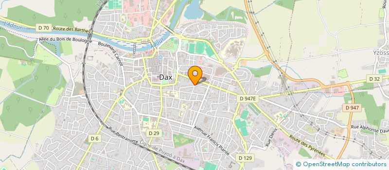 localisation de l'entreprise MADAME ANNIE CAZAUX  DAX