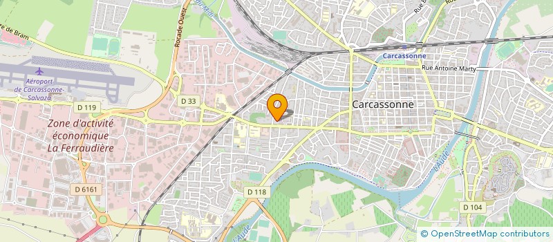 localisation de l'entreprise MADAME ANNIE CERQUEDA  CARCASSONNE