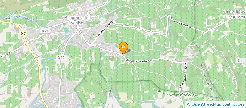 localisation de l'entreprise MADAME ANNIE CHABRAN  BEAUMES-DE-VENISE