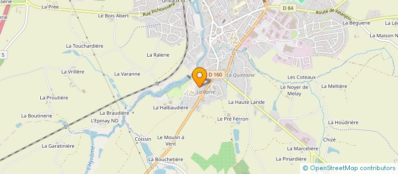localisation de l'entreprise MADAME ANNIE CHALONNEAU à CHEMILLE-EN-ANJOU