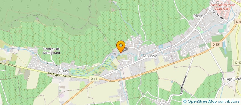 localisation de l'entreprise MADAME ANNIE CHAMOIN  MOUSSY