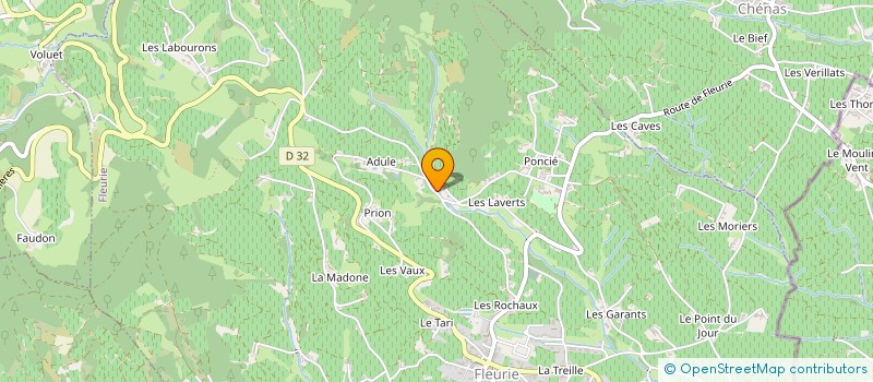 localisation de l'entreprise MADAME ANNIE CHAMPAGNON à FLEURIE