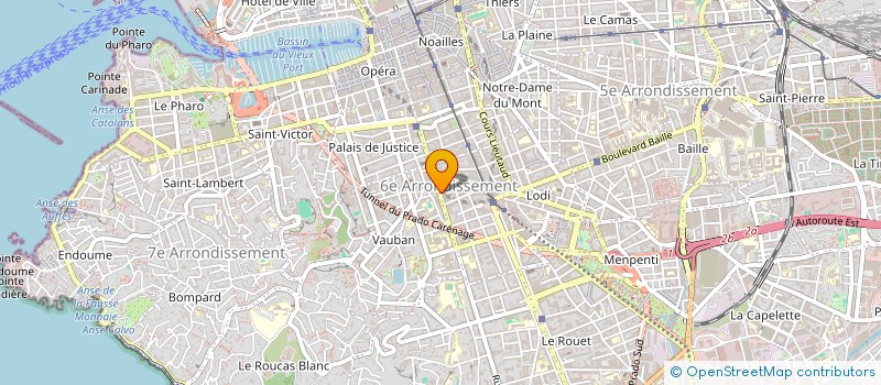 localisation de l'entreprise MADAME ANNIE CHANTAL MUNIGLIA  MARSEILLE