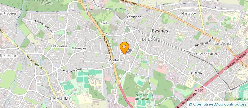 localisation de l'entreprise MADAME ANNIE CHANTRAIT  EYSINES