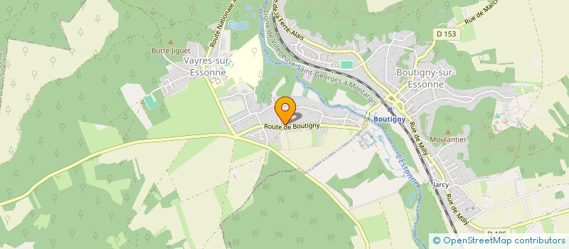 localisation de l'entreprise MADAME ANNIE CHAPPERON  VAYRES-SUR-ESSONNE