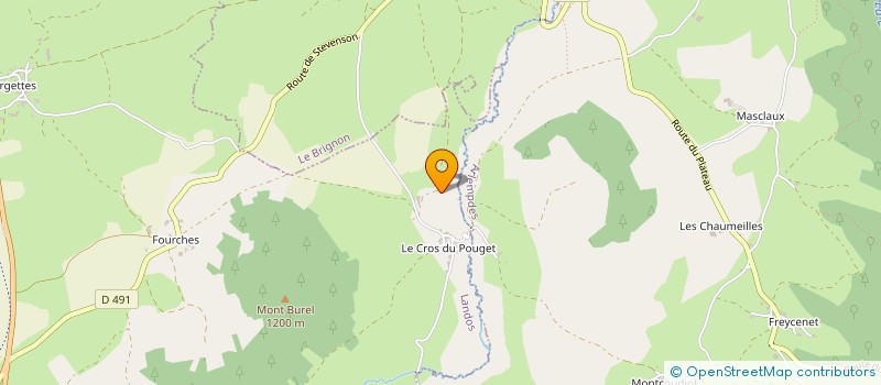 localisation de l'entreprise MADAME ANNIE CHASTEL  SAINT-HAON