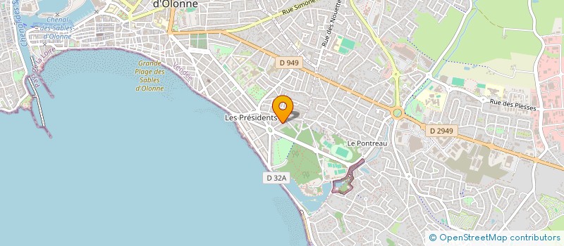 localisation de l'entreprise MADAME ANNIE CHATRY à LES SABLES D'OLONNE