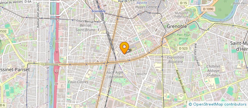 localisation de l'entreprise MADAME ANNIE CHESNEAV  GRENOBLE