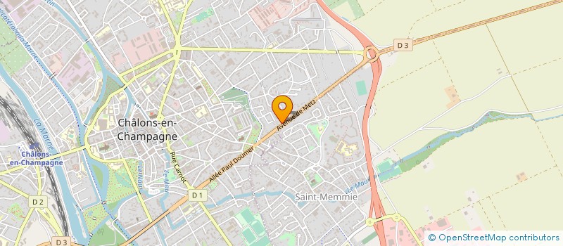 localisation de l'entreprise MADAME ANNIE CHOSSAT  CHALONS-EN-CHAMPAGNE