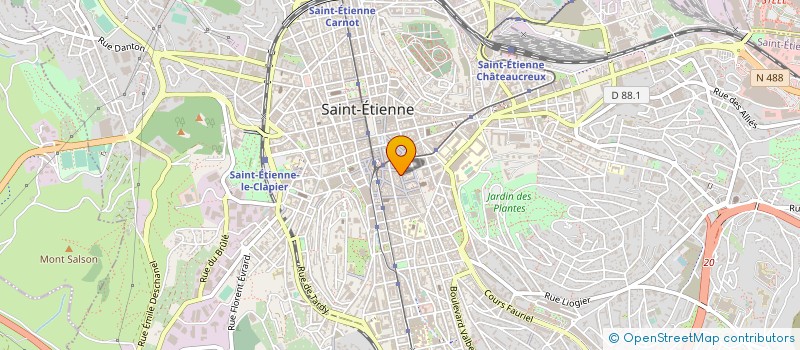 localisation de l'entreprise MADAME ANNIE CINUS à SAINT-ETIENNE