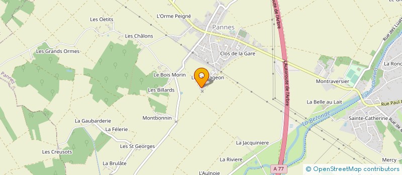 localisation de l'entreprise MADAME ANNIE CLAIRE MADELEI LEPINE à PANNES