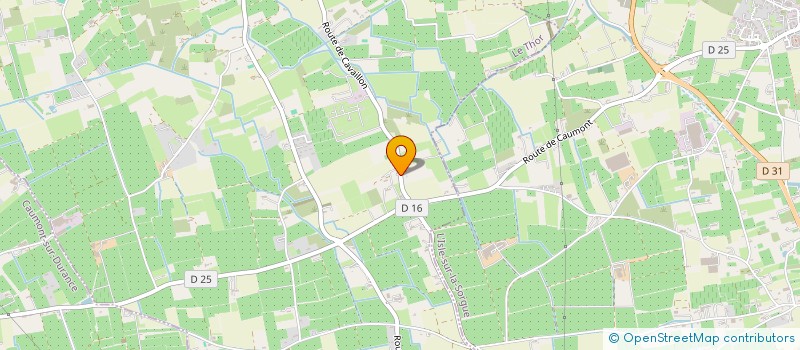 localisation de l'entreprise MADAME ANNIE CLARETON  LE THOR