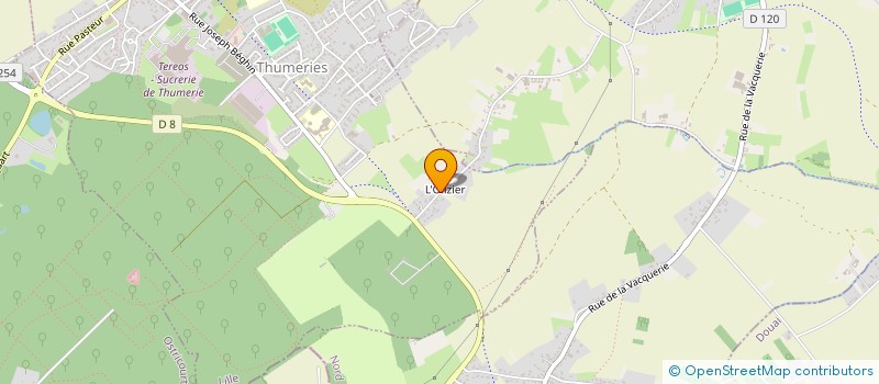 localisation de l'entreprise MADAME ANNIE-CLAUDE AGACHE  THUMERIES