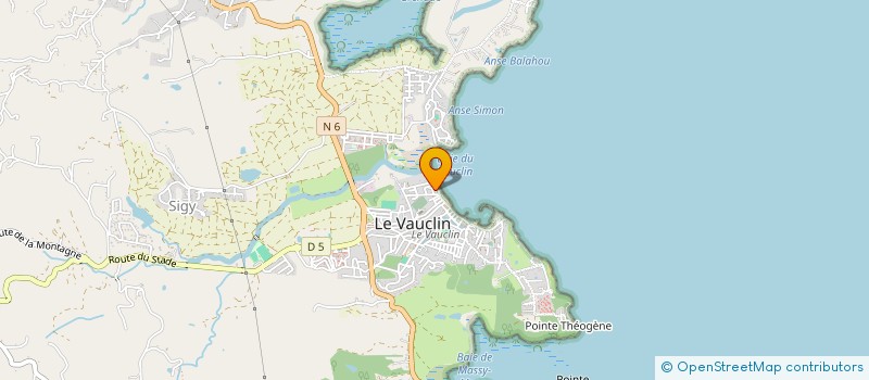 localisation de l'entreprise MADAME ANNIE-CLAUDE ARNERIN  LE VAUCLIN