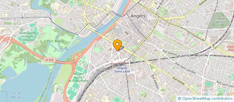 localisation de l'entreprise MADAME ANNIE-CLAUDE BABIN à ANGERS