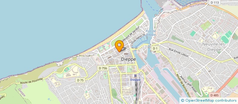 localisation de l'entreprise MADAME ANNIE-CLAUDE BLIN à DIEPPE