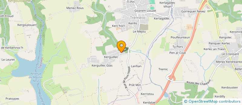 localisation de l'entreprise MADAME ANNIE CLAUDE LANDREIN  LOCTUDY