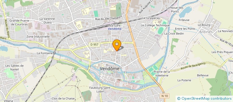 localisation de l'entreprise MADAME ANNIE CLAUDE MUSSO  VENDOME