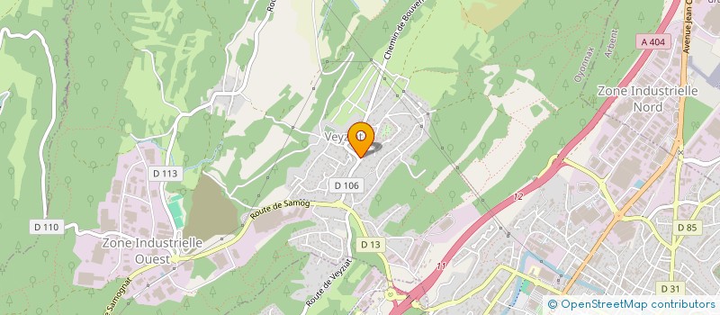 localisation de l'entreprise MADAME ANNIE CLAUDIO à OYONNAX