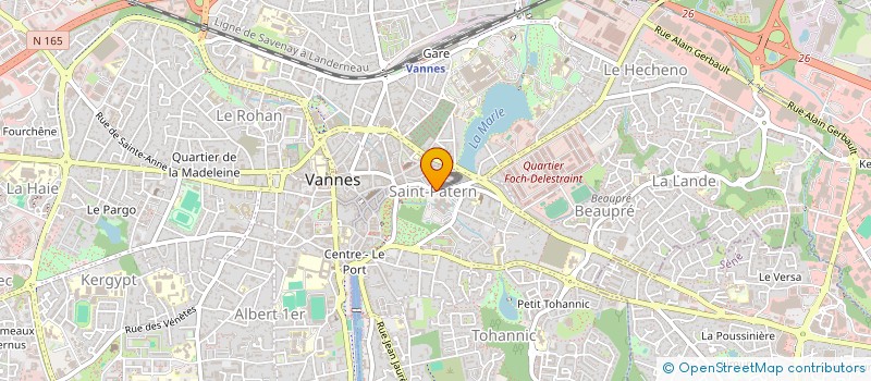 localisation de l'entreprise MADAME ANNIE CLEMENT à VANNES