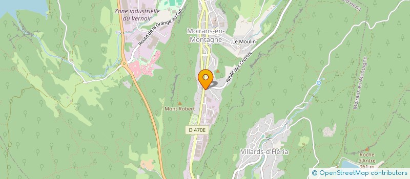 localisation de l'entreprise MADAME ANNIE CLERC  MOIRANS-EN-MONTAGNE