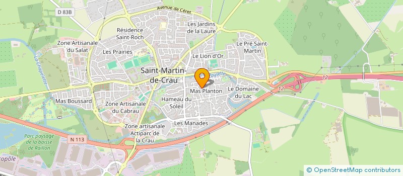 localisation de l'entreprise MADAME ANNIE CLOP à SAINT-MARTIN-DE-CRAU