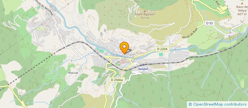 localisation de l'entreprise MADAME ANNIE COADOU  SOSPEL