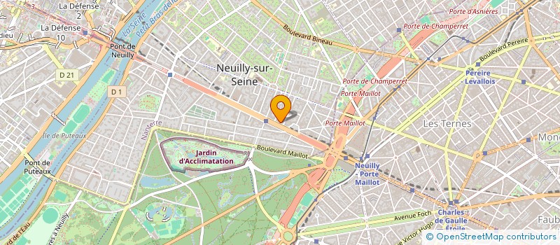 localisation de l'entreprise MADAME ANNIE COHEN à NEUILLY-SUR-SEINE