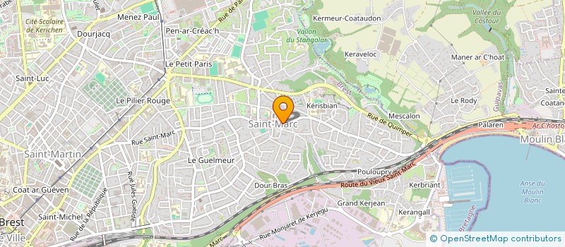 localisation de l'entreprise MADAME ANNIE CORAI à BREST