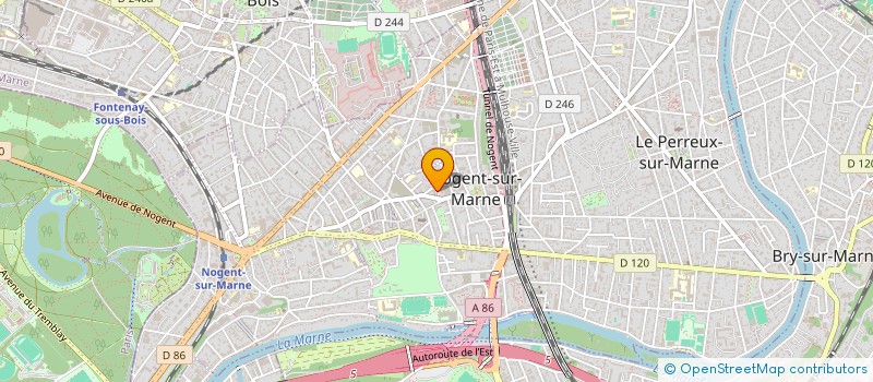 localisation de l'entreprise MADAME ANNIE CORDONNIER  NOGENT-SUR-MARNE